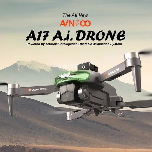 A17 Aerial Drone Triple 4k Camera brushless Motor