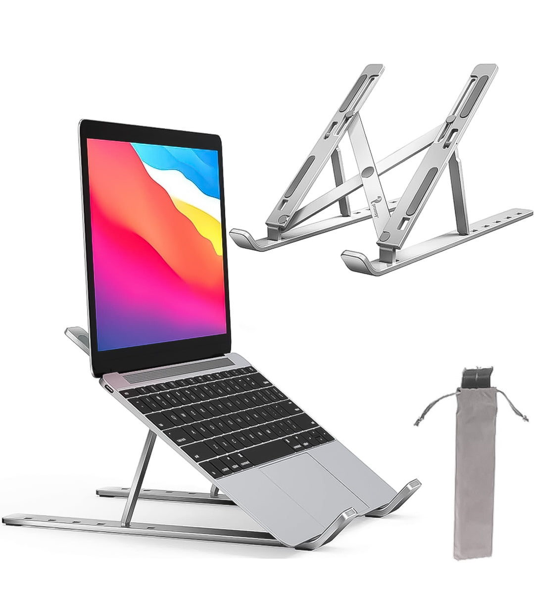 Adjustable & Portable Aluminium Laptop Stand