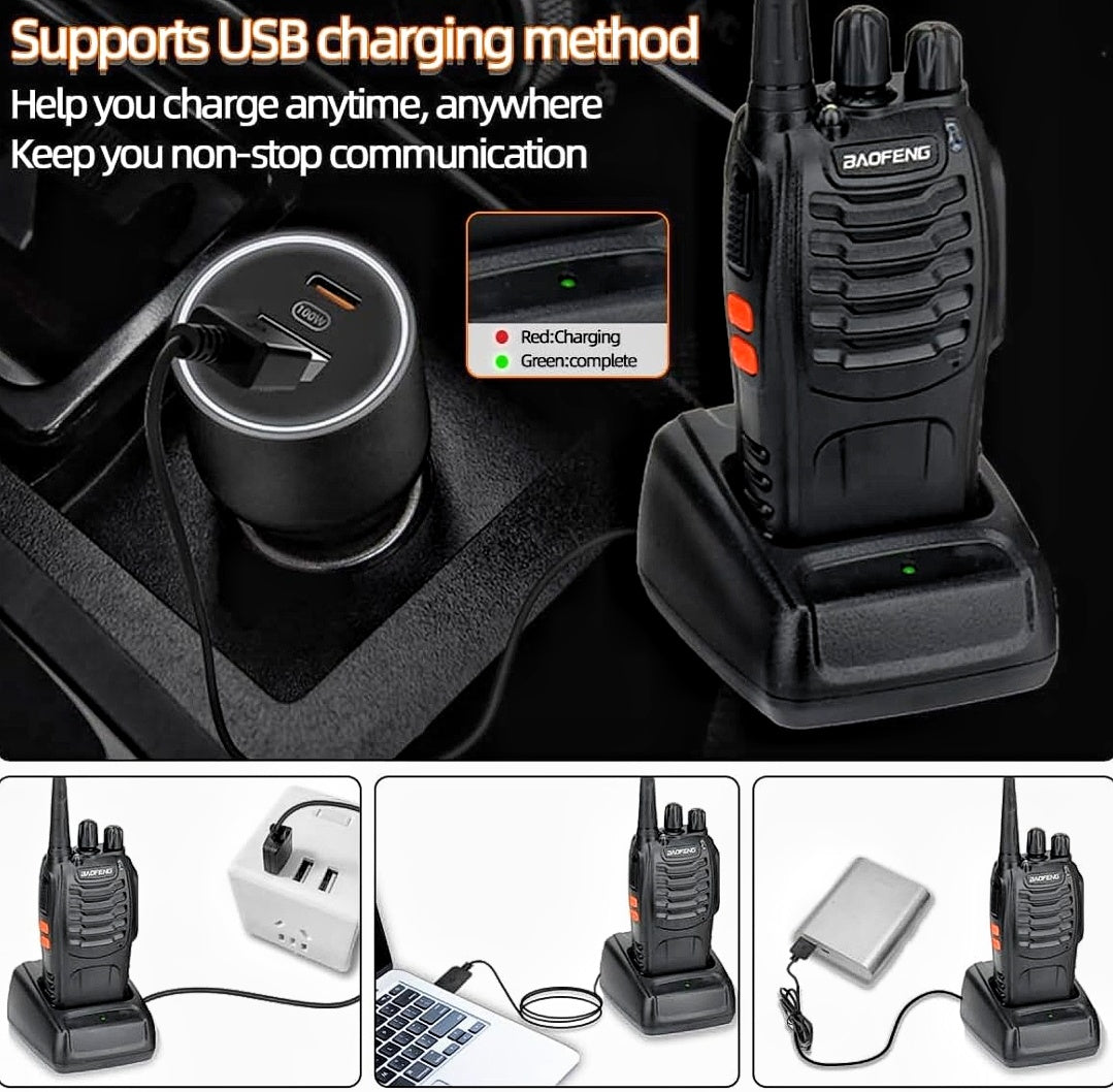 Walkie Talkie light weight with Flashlight